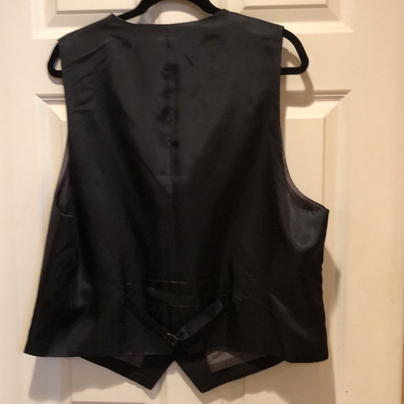 Theory Men’s Grey Wool Waist Coat / Vest- Size XXL (fits 46-48R) - Picture 6 of 8